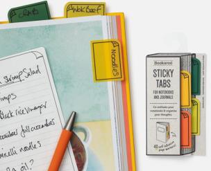 Opakowanie Bookaroo Znaczniki samoprzylepne - Zielone