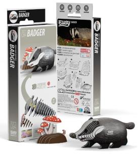 Opakowanie Borsuk Eugy. Eko Układanka 3D