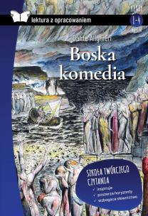 Boska komedia. Lektura z opracowaniem. Autor: Dante Alighieri. Multiszop.pl Okładka książki Boska komedia. Lektura z opracowaniem