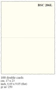 Opakowanie Box 100 Karnetów 13x17cm kremowe BSC 208L