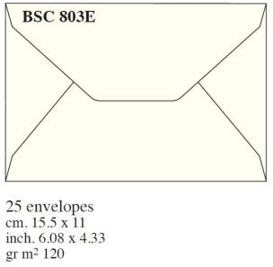 Opakowanie Box 25 kopert 15,5x11cm kremowe BSC 803E
