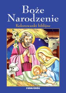 Okładka książki Boże Narodzenie. Kolorowanki biblijne
