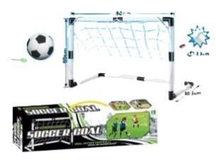 Opakowanie Bramka piłkarska +piłka +pompka