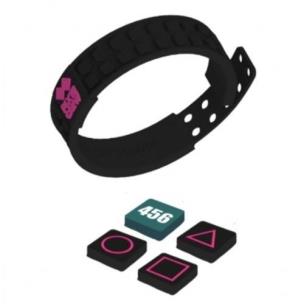 Opakowanie Bransoletka silikonowa Squid Game czarna