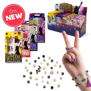 Bransoletki koncertowe mały zestaw MIX. Wydawca: One for Fun. Multiszop.pl Opakowanie Bransoletki koncertowe mały zestaw MIX