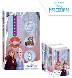 Opakowanie Bransoletki z zawieszkami Frozen 3 sztuki  WD21615