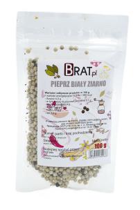 Zdjęcie produktu Brat Pieprz biały ziarno 100g