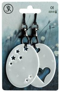 Breloczki odblaskowe The Cut Collection-Gwiazdy. Wydawca: M&G. Multiszop.pl Opakowanie Breloczki odblaskowe The Cut Collection-Gwiazdy