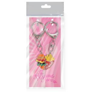 Opakowanie Brelok Best friends Burger + frytki