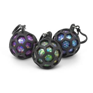 Opakowanie Brelok brokatowy gniotek w gumowej siatce MIX