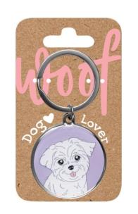Opakowanie Brelok dla psiarzy - maltańczyk