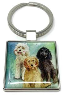 Opakowanie Brelok do kluczy K15 Psy Cockapoo