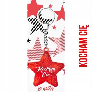 Opakowanie Brelok gwiazdka Kocham Cię