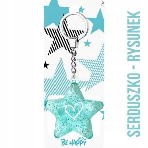 Opakowanie Brelok Gwiazdka Serduszko