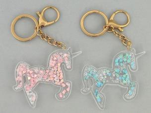 Opakowanie Brelok jednorożec przeroczysty MIX