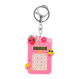 Opakowanie Brelok kalkulator akrylowy truskawka
