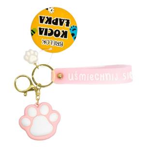 Opakowanie Brelok kocia łapka różowy