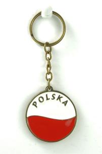 Opakowanie Brelok metalowy dwustronny Orzeł - Flaga ABINO