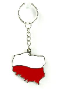 Opakowanie Brelok metalowy Polska kontur
