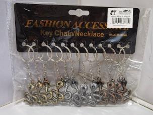 Opakowanie Brelok metalowy wąż (12szt)