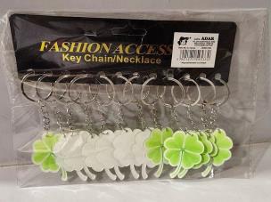 Opakowanie Brelok plastikowy koniczyna (12szt)