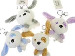 Opakowanie Brelok pluszowy piesek MIX