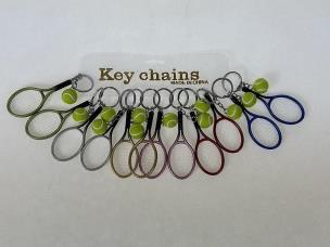 Opakowanie Brelok Rakieta tenisowa z piłeczką (12szt)