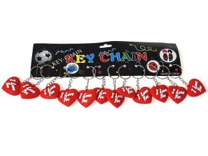 Opakowanie Brelok serce (12szt)