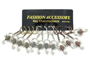 Opakowanie Brelok skorpion metalowy MIX (12szt)