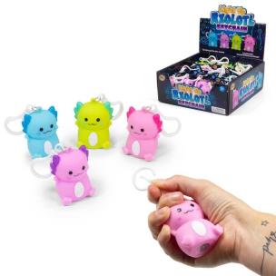 Brelok świecący Axolotl. Wydawca: One for Fun. Multiszop.pl Opakowanie Brelok świecący Axolotl