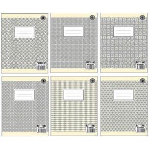 Opakowanie Brulion A5/96K kratka Pattern grey (5szt)