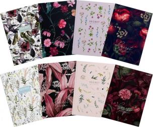 Opakowanie Brulion A6/80K kratka Secret Garden (5szt)