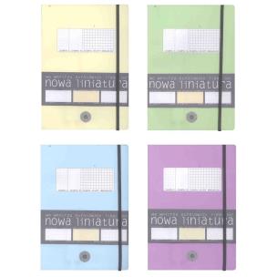 Opakowanie Brulion B5/96K Flexi pastel 3LIN (10szt)