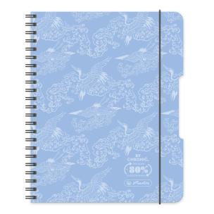 Opakowanie Brulion na spirali A4/80K kratka błękitny (2szt)