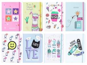 Opakowanie Brulion z gumką A6/96K linia mix