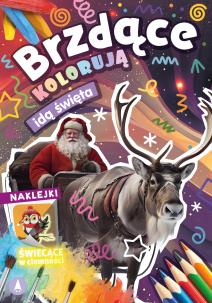 Okładka książki Brzdące kolorują. Idą święta