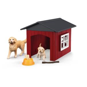 Buda dla psa z golden retrieverem. Wydawca: Schleich. Multiszop.pl Opakowanie Buda dla psa z golden retrieverem