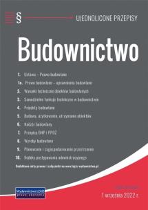 Okładka książki Budownictwo - ujednolicone przepisy