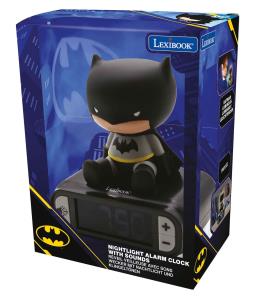 Opakowanie Budzik cyfrowy z lampką nocną Batman i efektami dźwiękowymi RL800BAT