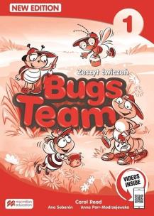 Bugs Team 1 Zeszyt ćwiczeń. Autor: Carol Read, Ana Soberón, Parr-Modrzejewska Anna. Multiszop.pl Okładka książki Bugs Team 1 Zeszyt ćwiczeń