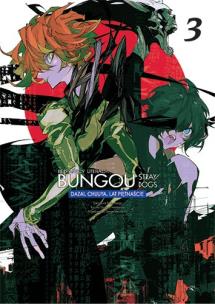 Okładka książki Bungou Stray Dogs  Dazai Chuuya lat 15 . Tom 3