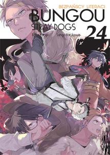 Bungou Stray Dogs. Tom 24. Autor: Kafka Asagiri, Sango Harukawa. Multiszop.pl Okładka książki Bungou Stray Dogs. Tom 24