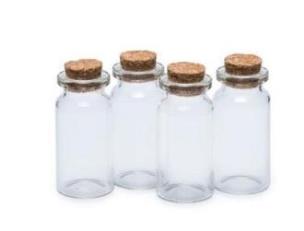 Opakowanie Buteleczki szklane 2,2x5cm 4szt