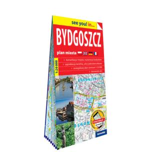 Bydgoszcz; papierowy plan miasta 1:20 000. Autor: Opracowanie zbiorowe. Multiszop.pl Okładka książki Bydgoszcz; papierowy plan miasta 1:20 000