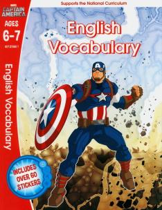 Opakowanie Captain America: English Vocabulary. Ages 6-7