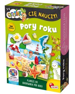 Carotina Cię nauczy Pory roku. Wydawca: Lisciani. Multiszop.pl Opakowanie Carotina Cię nauczy Pory roku