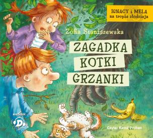 CD MP 3 Ignacy i Mela na tropie złodzieja. Zagadka kotki Grzanki (audiobook). Autor: Staniszewska Zofia. Multiszop.pl Okładka książki CD MP 3 Ignacy i Mela na tropie złodzieja. Zagadka kotki Grzanki (audiobook)