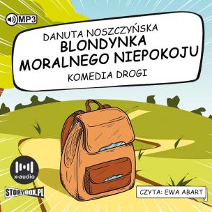 CD MP3 Blondynka moralnego niepokoju. Komedia drogi. Autor: Noszczyńska Danuta. Multiszop.pl Okładka książki CD MP3 Blondynka moralnego niepokoju. Komedia drogi