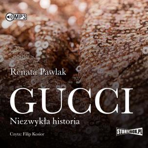 CD MP3 Gucci. Niezwykła historia. Autor: Renata Pawlak. Multiszop.pl Okładka książki CD MP3 Gucci. Niezwykła historia