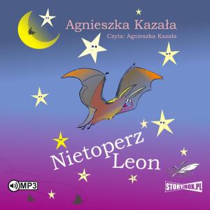 CD MP3 Nietoperz Leon. Autor: Kazała Agnieszka. Multiszop.pl Okładka książki CD MP3 Nietoperz Leon